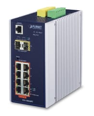 PLANET IGS-10020PT tinklo komutatorius Valdomas L3 Gigabit Ethernet (10/100/1000) Maitinimas per Eternetą (PoE) Mėlyna, Balta