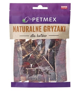 PETMEX Beef gullet strips - skanėstas katėms - 40g