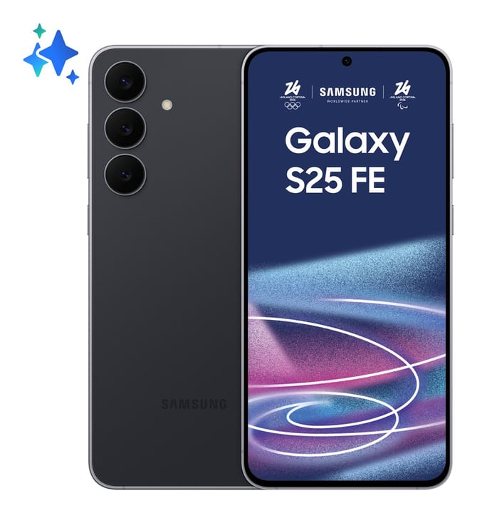 Samsung Galaxy S25 FE 5G 17 cm (6.7") Dviguba SIM jungtis C tipo USB 8 GB 256 GB 4900 mAh Juoda