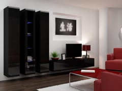 Cama VIGO 2 CZ/CZ svetainės sekcija Spinta daiktams ir garso / vaizdo technikai laikyti 2