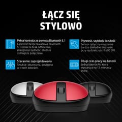 HP 240 Empire Red Bluetooth Mouse 8