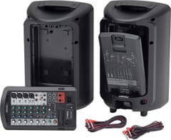 Yamaha Stagepas 400BT - nešiojama PA sistema su 8 kanalų mikšeriu ir įmontuotu galios stiprintuvu 6