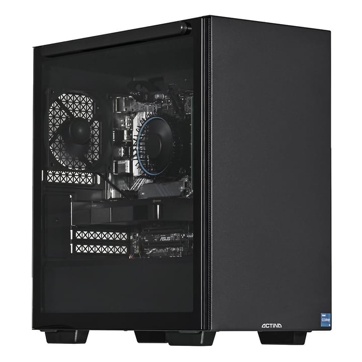 Actina 5901443387459 workstation Intel® Core™ i5 i5-14400 16 GB DDR4-SDRAM 1 TB SSD NVIDIA RTX A2000 Windows 11 Pro „Midi Tower“ PC Juoda