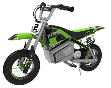 Razor Dirt Rocket SX350 McGrath elektrinis paspirtukas 1 sėdynė(ės / ių) 22 km/h Juoda, Žalia, Pilka, Balta