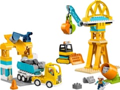 LEGO DUPLO 10476 3 in 1 Statybvietė ir transporto priemonės 3