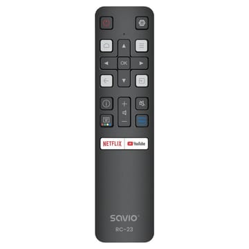 SAVIO RC-23 Universalus / pakaitinis nuotolinio valdymo pultas TCL televizoriui