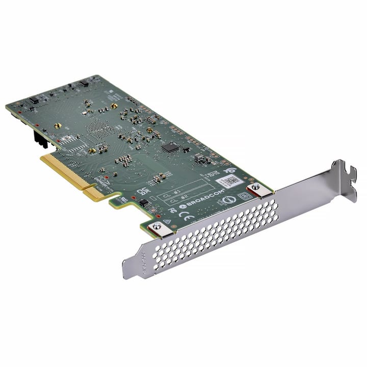 Broadcom HBA 9500-16i sąsajos plokštė / adapteris Vidinis SAS, SATA
