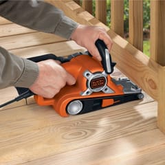 Black & Decker KA88 Nešiojamasis šlifuoklis Juostinis šlifuoklis Oranžinė 3