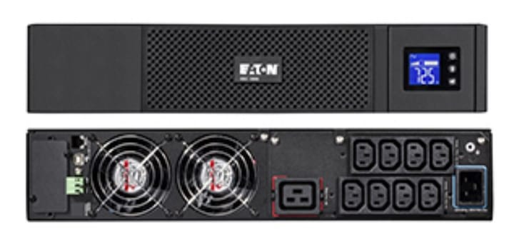 Eaton 5SC 3000I RT2U nepertraukiamo maitinimo resursai (UPS) „Line-Interactive“ 3 kVA 2700 W 9 AC išvestis(ys / čių)
