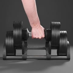 REBEL ACTIVE automatinis ketaus hantelis, 36 kg, 2 kg žingsniai 7