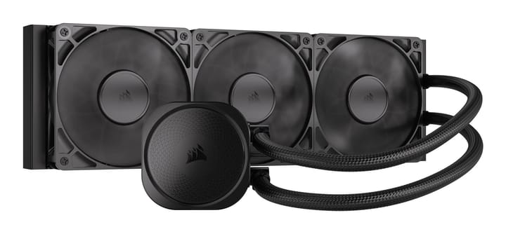 Corsair Nautilus 360 RS Motininė plokštė Universalusis skystinis aušintuvas Juoda
