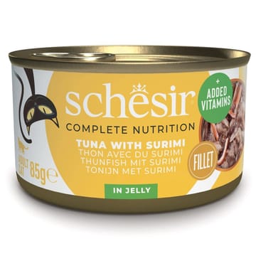SCHESIR in jelly Tuna with surimi - šlapias kačių maistas - 85 g