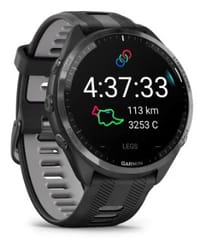 Garmin Forerunner 965 3,56 cm (1.4") AMOLED 47 mm Skaitmeninis 454 x 454 pikseliai Lietimui jautrus ekranas Juoda „Wi-Fi“ GPS (palydovinis) 3