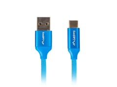 Lanberg CA-USBO-22CU-0010-BL USB kabelis 1 m USB 2.0 USB C USB A Mėlyna 2