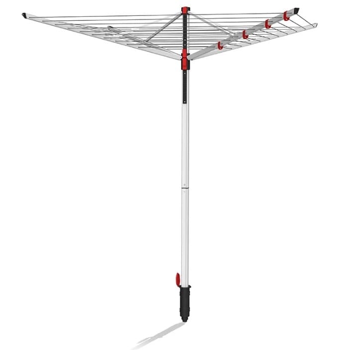 Vileda Sun Lift Compact 168250 lauko drabužių džiovintuvas Juoda, Balta Aliuminis 40 m