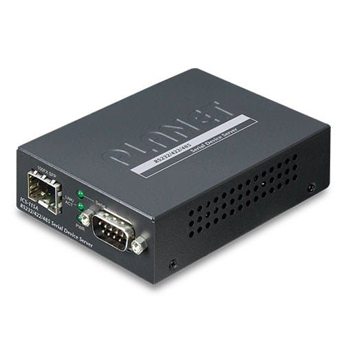 PLANET RS232/RS-422/RS485 t 100Bas-FX nuosekliųjų įrenginių serveris
