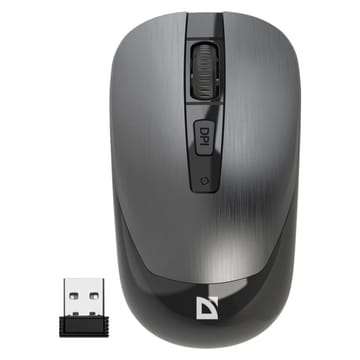DEFENDER WIRELESS MOUSE WAVE SILVER 52993