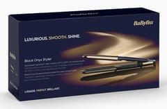 BaByliss ST484E plaukų formavimo šukos Tiesinimo žnyplės Šiltas Juoda, Auksas 3,3 m 5