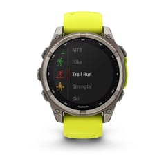 Garmin fenix 8 3,3 cm (1.3") 47 mm Skaitmeninis 260 x 260 pikseliai Lietimui jautrus ekranas Titanas „Wi-Fi“ GPS (palydovinis) 7