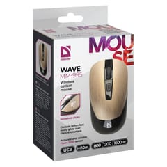 DEFENDER WIRELESS MOUSE WAVE MM-995 BROWN 52992 7