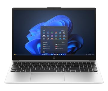 HP 255R G10 AMD Ryzen™ 5 7535U nešiojamas kompiuteris, 39,6 cm (15,6 colių) ekranas, Full HD, 8 GB DDR5-SDRAM, 512 GB SSD, Wi-Fi 6 (802.11ax), Windows 11 Home. sidabrinės spalvos