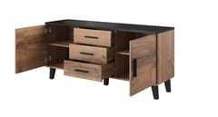 Cama LOTTA SET 2 WOT+B svetainės sekcija Spinta daiktams ir garso / vaizdo technikai laikyti 8