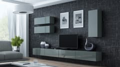 Cama VIGO 13 SZ/SZ svetainės sekcija Spinta daiktams ir garso / vaizdo technikai laikyti