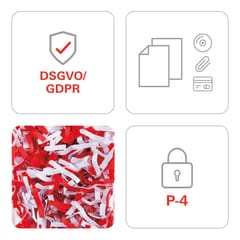 HSM shredstar X10 dokumentų smulkintuvas, 4,5 x 30 mm + atskiras CD pjaustymo mechanizmas 6