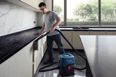 Bosch GAS 15 PS Professional 15 L Cilindrinis dulkių siurblys Sausa 1100 W Dulkių maišas 3