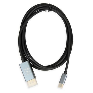 iBox ITVCDP4K vaizdo kabelio adapteris 1,8 m C tipo USB DisplayPort Juoda