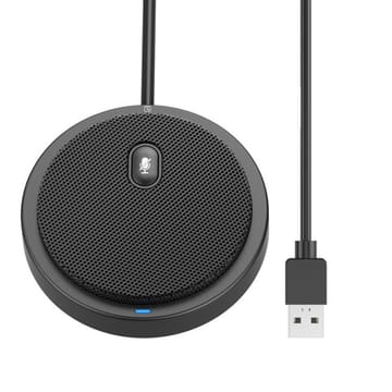 Techly ICC SH-22 mikrofonas Juoda Konferencijos mikrofonas