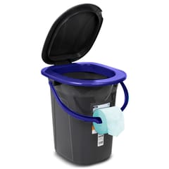GreenBlue GB320BB juodos ir tamsiai mėlynos spalvos kelioninis tualetas 5
