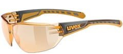 UVEX Equate dviračių akiniai Smoke/Orange 1