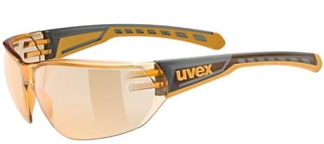 UVEX Equate dviračių akiniai Smoke/Orange
