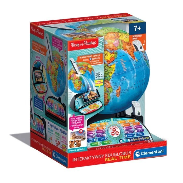 Clementoni rinkinys – interaktyvus Eduglobus Real Time