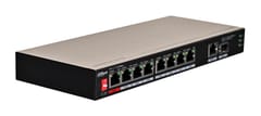 Dahua Technology PoE PFS3110-8ET1GT1GF-96 Ne-valdomas Gigabit Ethernet (10/100/1000) Maitinimas per Eternetą (PoE) Juoda 2
