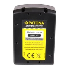 PATONA Pakaitinis akumuliatorius Milwaukee M18 2696-24, 48-11-1828 18 V 4000 mAh Li-Ion juodas 1