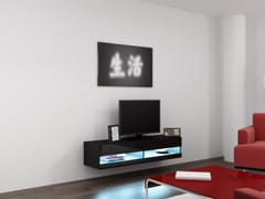 Cama VIGO NEW12CZ/CZ svetainės sekcija Spinta daiktams ir garso / vaizdo technikai laikyti 2