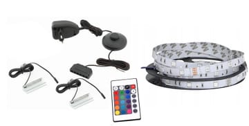 Cama RTV apšvietimas QIU 200 RGB