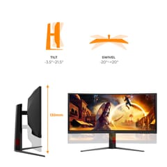 AOC G4 CU34G4ZCA kompiuterio monitorius 86,4 cm (34") 3440 x 1440 pikseliai Wide Quad HD Juoda, Raudona 6