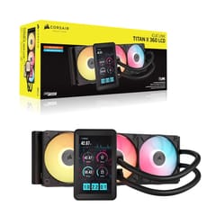 Corsair iCUE LINK TITAN II 360 RX LCD Procesorius Universalusis skystinis aušintuvas 36 cm Juoda 1 vnt 4