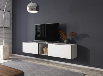 Cama ROCO10 BI/CZ/BI svetainės sekcija Spinta daiktams ir garso / vaizdo technikai laikyti