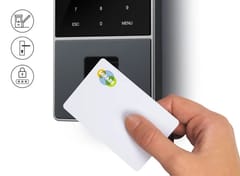"Safescan TimeMoto TM-828 SC" darbo laiko apskaitos sistema RFID, pirštų atspaudų skaitytuvas, PIN, MIFAME, iDESfire 3