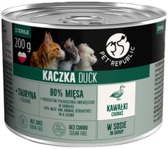 PETREPUBLIC Adult Sterile Gabaliukai su antiena padaže box – šlapias pašaras katei – 10x200g