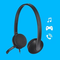 Logitech H340 USB Computer Headset Laisvų rankų įranga Vielinis Su lankeliu Biuras / skambučių centras USB A tipo Juoda 6
