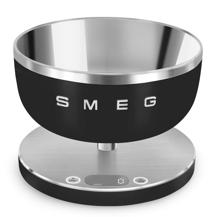 Smeg KSC01BLMWW virtuvinės svarstyklės Juoda Stalviršis Turas Elektroninės virtuvinės svarstyklės
