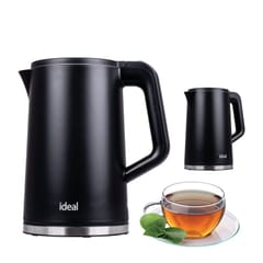 IDEAL virdulys 1,7 l, plieninis korpusas, galia 1500 W, juodas 5