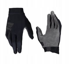 LEATT Glove MTB 1.0 GripR dviratininko pirštinės L dydis, juodos