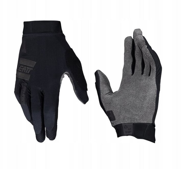 LEATT Glove MTB 1.0 GripR dviratininko pirštinės L dydis, juodos