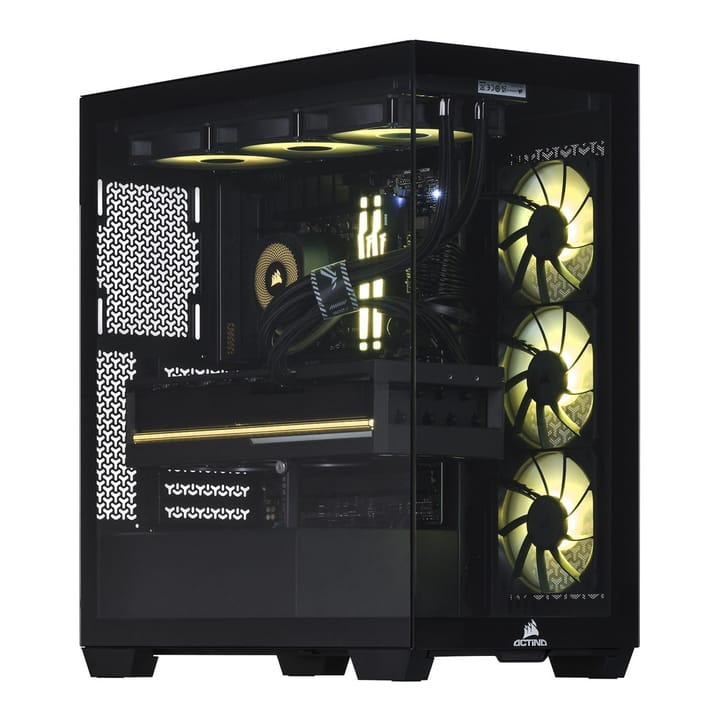 Actina 5901443413868 PC AMD Ryzen™ 7 7800X3D 32 GB DDR5-SDRAM 2 TB SSD NVIDIA GeForce RTX 5070 Ti Windows 11 Home „Midi Tower“ Juoda